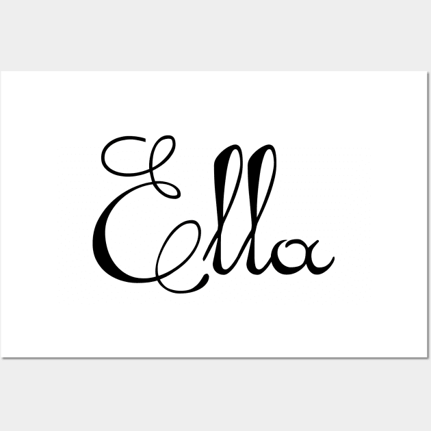 Pick your name. Ella Wall Art by CatCoconut-Art